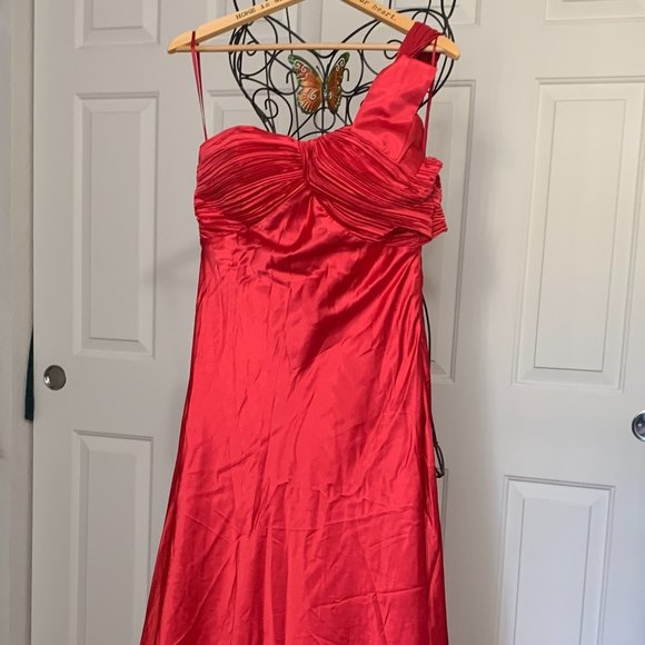 Ever Pretty Red One Shoulder Formal Gown - Picture 3 of 5